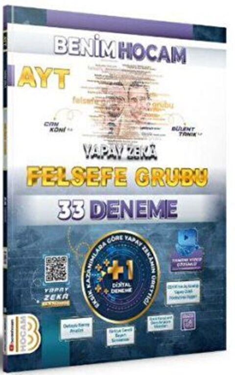 2025 Benim Hocam AYT Yapay Zekâ Felsefe Grubu 33 Deneme 2025 Benim Hocam AYT Yapay Zekâ Felsefe Grubu 33 Deneme