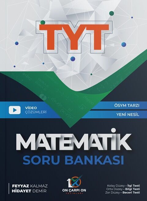 2025 On Çarpı On Yayınları TYT Matematik Soru Bankası 2025 On Çarpı On Yayınları TYT Matematik Soru Bankası