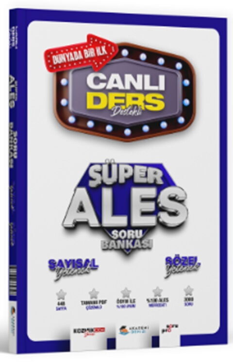 Akademi Denizi ALES Sayısal Sözel Yetenek Süper Soru Bankası Akademi Denizi ALES Sayısal Sözel Yetenek Süper Soru Bankası