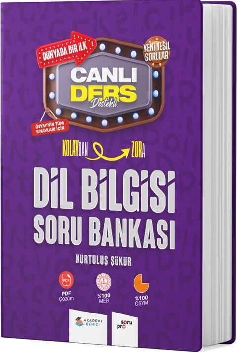 Akademi Denizi KPSS Dil Bilgisi Kolaydan Zora Canlı Ders Soru Bankası Akademi Denizi KPSS Dil Bilgisi Kolaydan Zora Canlı Ders Soru Bankası