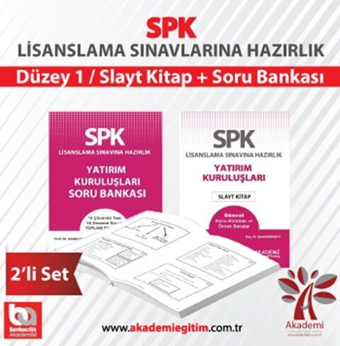 Akademi Eğitim SPK Yatırım Kuruluşları Slayt Deneme Sınavı 2 li Set Akademi Eğitim SPK Yatırım Kuruluşları Slayt Deneme Sınavı 2 li Set