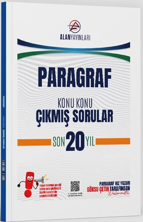 Alan Yayınları TYT MSÜ Paragraf Konu Konu Çıkmış Sorular Son 20 Yıl Alan Yayınları TYT MSÜ Paragraf Konu Konu Çıkmış Sorular Son 20 Yıl