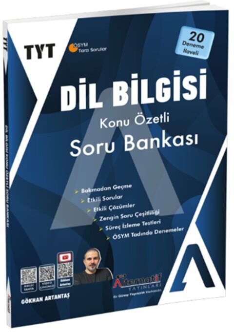 Alternatif Yayınları TYT Dil Bilgisi Konu Özetli Soru Bankası Alternatif Yayınları TYT Dil Bilgisi Konu Özetli Soru Bankası