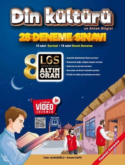 Altın Oran Yayınları 8. Sınıf Din Kültürü ve Ahlak Bilgisi Tamamı Video Çözümlü 20 Deneme Altın Oran Yayınları 8. Sınıf Din Kültürü ve Ahlak Bilgisi Tamamı Video Çözümlü 20 Deneme
