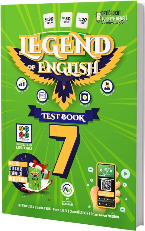 Av Yayınları 7. Sınıf Legend Of English Seri Test Book Av Yayınları 7. Sınıf Legend Of English Seri Test Book