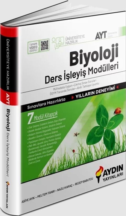 Aydın Yayınları AYT Biyoloji Ders İşleyiş Modülleri 7 Modül Aydın Yayınları AYT Biyoloji Ders İşleyiş Modülleri 7 Modül