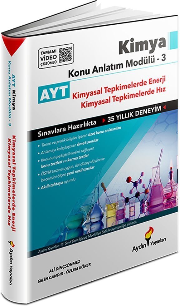 Aydın Yayınları AYT Kimya Konu Anlatım Modülü 3 Aydın Yayınları AYT Kimya Konu Anlatım Modülü 3