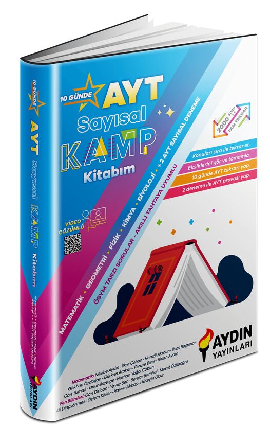 Aydın Yayınları AYT Sayısal Kamp Kitabım Aydın Yayınları AYT Sayısal Kamp Kitabım