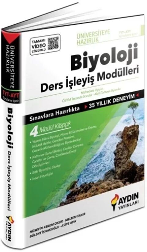Aydın Yayınları TYT AYT Biyoloji Ders İşleyiş Modülleri 4 Modül Aydın Yayınları TYT AYT Biyoloji Ders İşleyiş Modülleri 4 Modül
