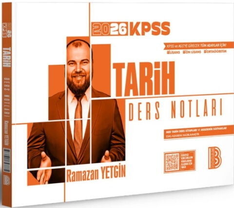 Benim Hocam 2026 KPSS Tarih Ders Notları Benim Hocam 2026 KPSS Tarih Ders Notları