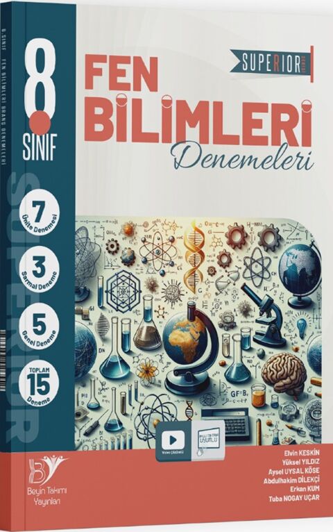 Beyin Takımı Yayınları 8. Sınıf LGS Fen Bilimleri Superıor 15 li Deneme Beyin Takımı Yayınları 8. Sınıf LGS Fen Bilimleri Superıor 15 li Deneme