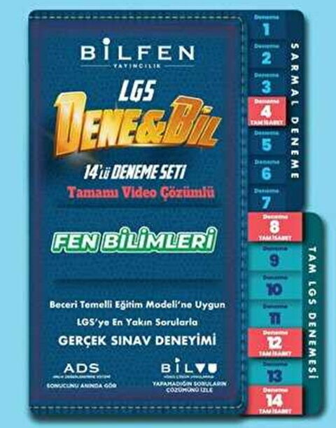 Bilfen Yayıncılık 8. Sınıf Fen Bilimleri Denebil 14 lü Deneme Seti Bilfen Yayıncılık 8. Sınıf Fen Bilimleri Denebil 14 lü Deneme Seti