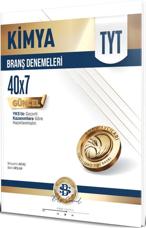 Bilgi Sarmal Yayınları TYT Kimya 40 x 7 Branş Denemeleri Bilgi Sarmal Yayınları TYT Kimya 40 x 7 Branş Denemeleri