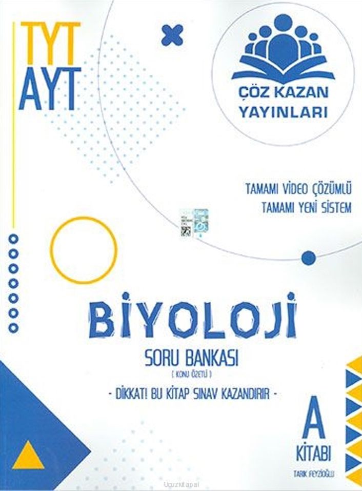 Çöz Kazan TYT AYT Biyoloji Soru Bankası A Kitabı Çöz Kazan TYT AYT Biyoloji Soru Bankası A Kitabı