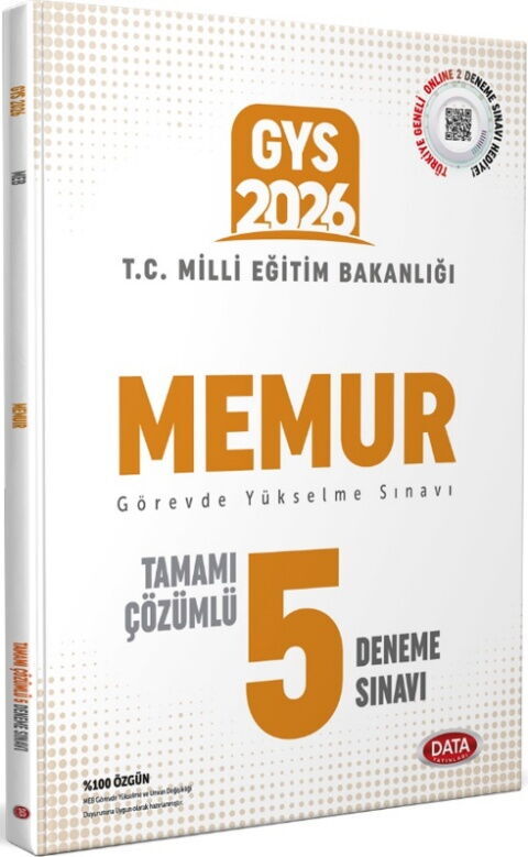 Data Yayınları 2026 GYS Milli Eğitim Bakanlığı Memur 5 Deneme Data Yayınları 2026 GYS Milli Eğitim Bakanlığı Memur 5 Deneme