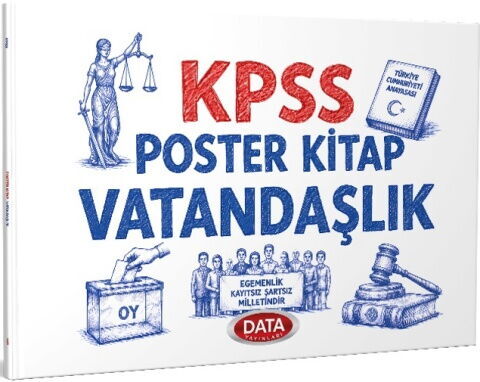 Data Yayınları KPSS Vatandaşlık Poster Kitap Data Yayınları KPSS Vatandaşlık Poster Kitap