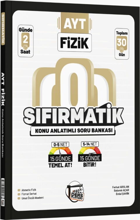 Ders Platosu AYT Fizik Sıfırmatik Konu Anlatımlı Soru Bankası Ders Platosu AYT Fizik Sıfırmatik Konu Anlatımlı Soru Bankası