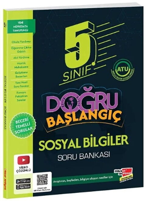 Dikkat Atölyesi 5. Sınıf Sosyal Bilgiler Doğru Başlangıç Soru Bankası Dikkat Atölyesi 5. Sınıf Sosyal Bilgiler Doğru Başlangıç Soru Bankası