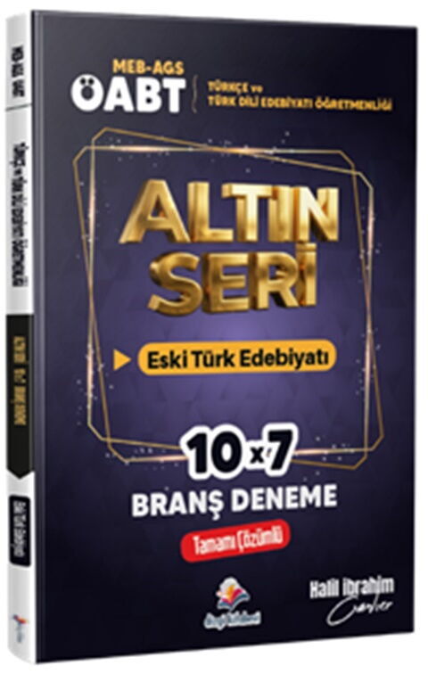 Dizgi 2026 MEB AGS ÖABT Altın Seri Türkçe Öğretmenliği Türk Dili ve Edebiyatı Öğretmenliği Eski Türk Edebiyatı 7 Deneme Dizgi 2026 MEB AGS ÖABT Altın Seri Türkçe Öğretmenliği Türk Dili ve Edebiyatı Öğretmenliği Eski Türk Edebiyatı 7 Deneme