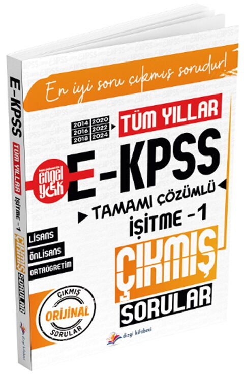 Dizgi Kitap 2026 EKPSS İşitme-1 Çıkmış Sorular Tüm Yıllar Dizgi Kitap 2026 EKPSS İşitme-1 Çıkmış Sorular Tüm Yıllar