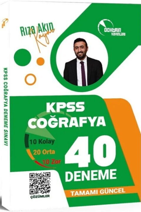 Doktrin Yayınları KPSS Coğrafya 40 Deneme Çözümlü Doktrin Yayınları KPSS Coğrafya 40 Deneme Çözümlü