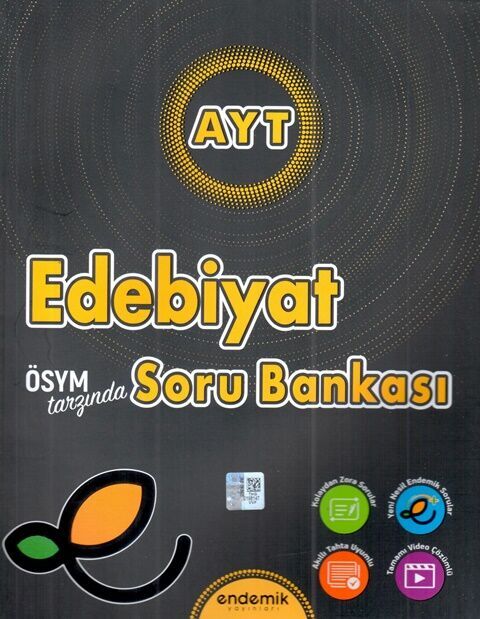 Endemik Yayınları AYT Edebiyat Soru Bankası Endemik Yayınları AYT Edebiyat Soru Bankası