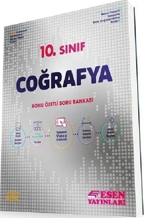 Esen Yayınları 10. Sınıf Coğrafya Konu Özetli Soru Bankası Esen Yayınları 10. Sınıf Coğrafya Konu Özetli Soru Bankası