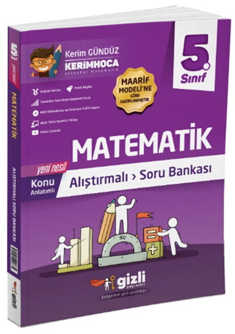 Gizli Yayınları 5. Sınıf Matematik Alıştırmalı Soru Bankası Gizli Yayınları 5. Sınıf Matematik Alıştırmalı Soru Bankası