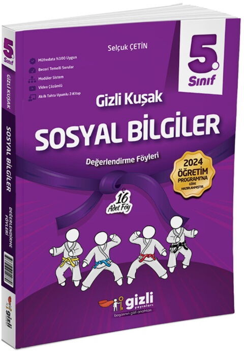 Gizli Yayınları 5. Sınıf Sosyal Bilgiler Gizli Kuşak Değerlendirme Föyleri Gizli Yayınları 5. Sınıf Sosyal Bilgiler Gizli Kuşak Değerlendirme Föyleri
