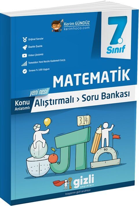 Gizli Yayınları 7. Sınıf Matematik Konu Anlatımlı Soru Bankası Gizli Yayınları 7. Sınıf Matematik Konu Anlatımlı Soru Bankası