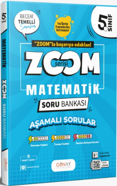 Günay Yayınları 5. Sınıf Matematik Zoom Soru Bankası Günay Yayınları 5. Sınıf Matematik Zoom Soru Bankası