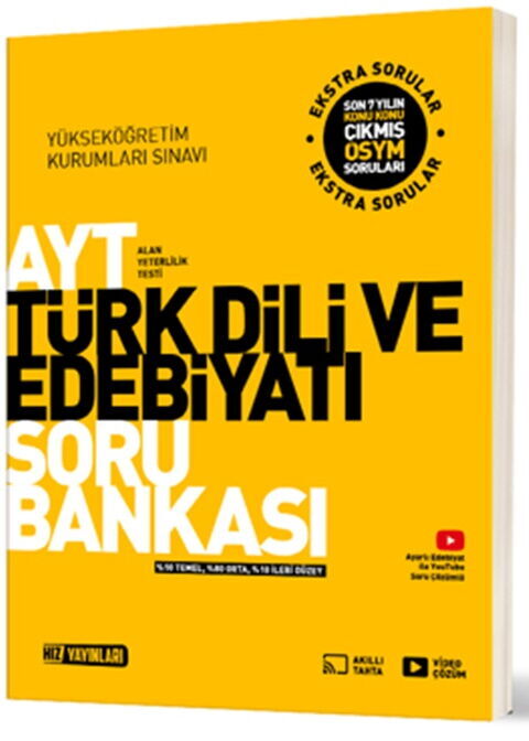 Hız Yayınları AYT Türk Dili ve Edebiyatı Soru Bankası Hız Yayınları AYT Türk Dili ve Edebiyatı Soru Bankası