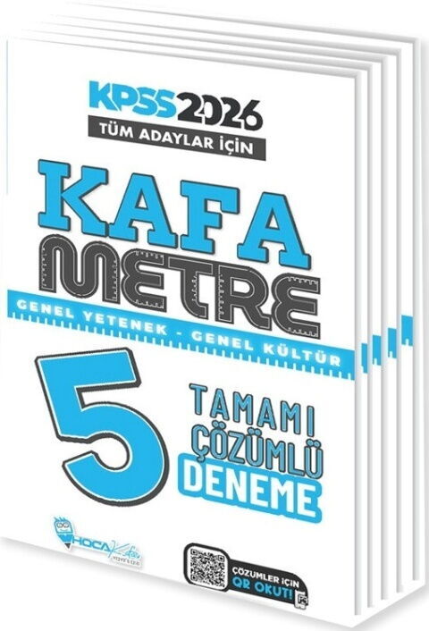 Hoca Kafası 2026 KPSS Genel Yetenek Genel Kültür Kafametre 5 Deneme Hoca Kafası 2026 KPSS Genel Yetenek Genel Kültür Kafametre 5 Deneme