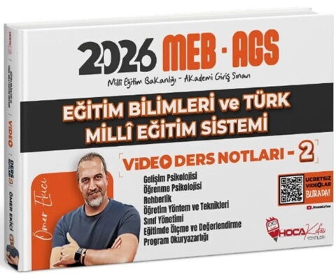 Hoca Kafası MEB AGS Eğitim Bilimleri ve Türk Milli Eğitim Sistemi Video Ders Notları-2 Hoca Kafası MEB AGS Eğitim Bilimleri ve Türk Milli Eğitim Sistemi Video Ders Notları-2