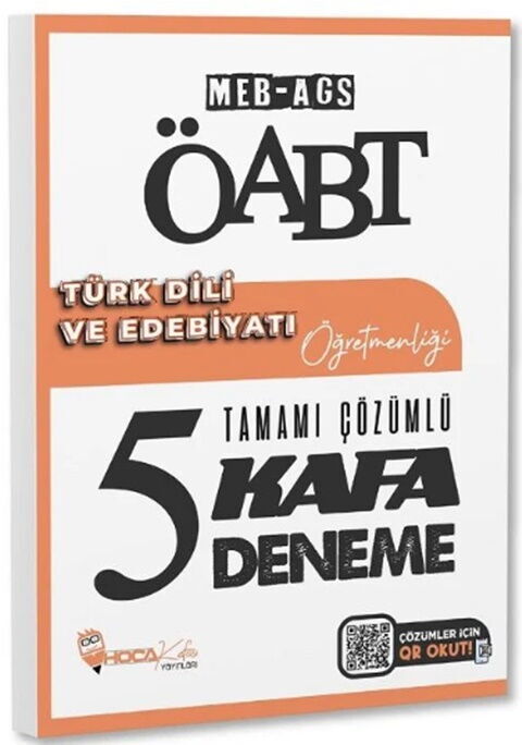 Hoca Kafası ÖABT MEB AGS Türk Dili ve Edebiyatı Öğretmenliği 5 Kafa Deneme Hoca Kafası ÖABT MEB AGS Türk Dili ve Edebiyatı Öğretmenliği 5 Kafa Deneme