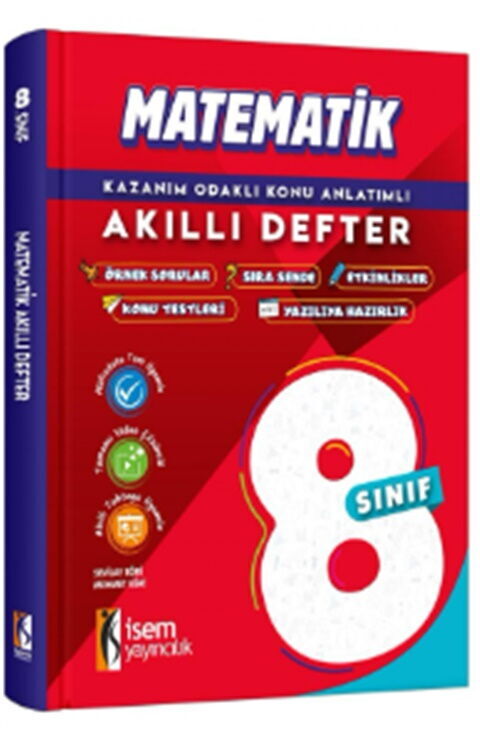 İsem Yayınları 8. Sınıf Matematik Akıllı Defter İsem Yayınları 8. Sınıf Matematik Akıllı Defter