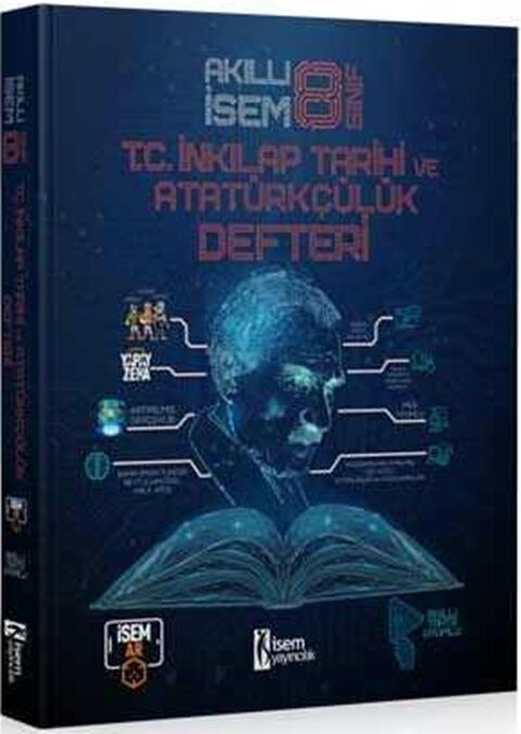 İsem Yayınları 8. Sınıf T.C İnkılap Tarihi ve Atatürkçülük Akıllı İsem Defteri İsem Yayınları 8. Sınıf T.C İnkılap Tarihi ve Atatürkçülük Akıllı İsem Defteri