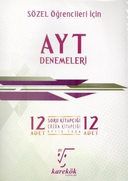 Karekök Yayınları AYT Sözel 12 Deneme Karekök Yayınları AYT Sözel 12 Deneme