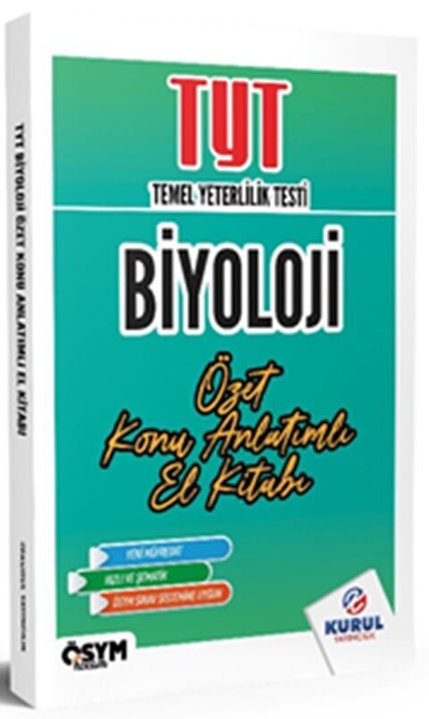 Kurul Yayıncılık TYT Biyoloji Özet Konu Anlatımlı El Kitabı Kurul Yayıncılık TYT Biyoloji Özet Konu Anlatımlı El Kitabı