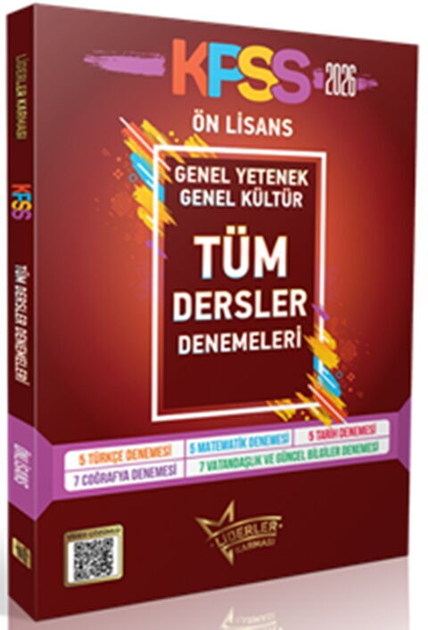 Liderler Karması 2026 KPSS Önlisans Tüm Dersler Denemeleri Liderler Karması 2026 KPSS Önlisans Tüm Dersler Denemeleri