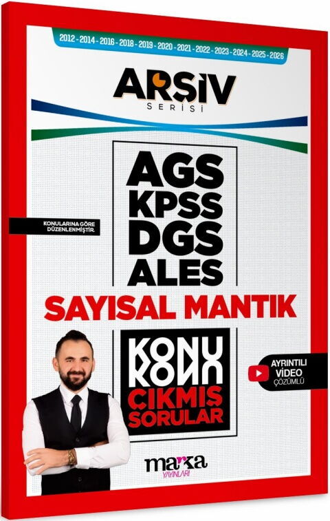 Marka Yayınları KPSS DGS ALES AGS Sayısal Mantık YEKTUGMAT Konu Konu Çıkmış Sorular Marka Yayınları KPSS DGS ALES AGS Sayısal Mantık YEKTUGMAT Konu Konu Çıkmış Sorular