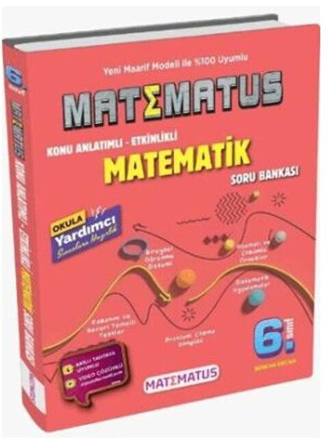 Matematus 6. Sınıf Matematik Konu Anlatımlı Etkinlikli Soru Bankası Matematus 6. Sınıf Matematik Konu Anlatımlı Etkinlikli Soru Bankası