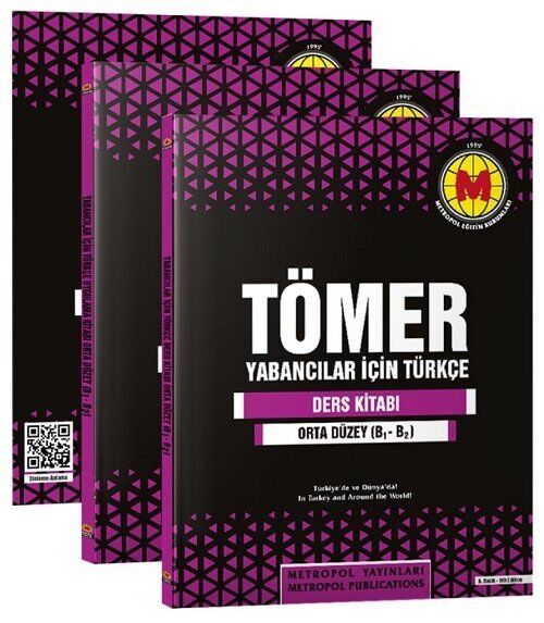 Metropol Yayınları TÖMER Yabancılar İçin Türkçe Öğretim Seti 3 Kitap B1-B2 Metropol Yayınları TÖMER Yabancılar İçin Türkçe Öğretim Seti 3 Kitap B1-B2