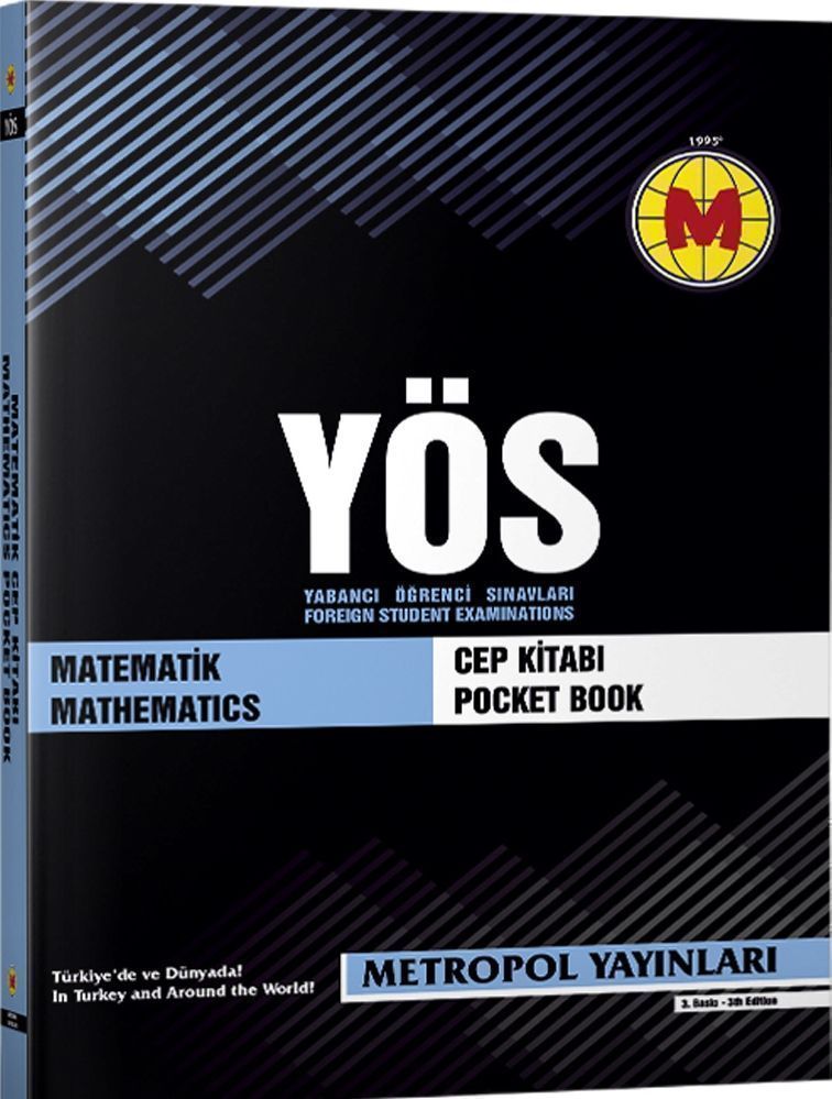 Metropol Yayınları YÖS Matematik Cep Kitabı Metropol Yayınları YÖS Matematik Cep Kitabı