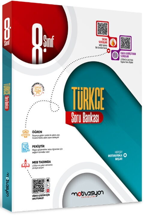 Motivasyon Yayınları 8. Sınıf Türkçe Soru Bankası Motivasyon Yayınları 8. Sınıf Türkçe Soru Bankası