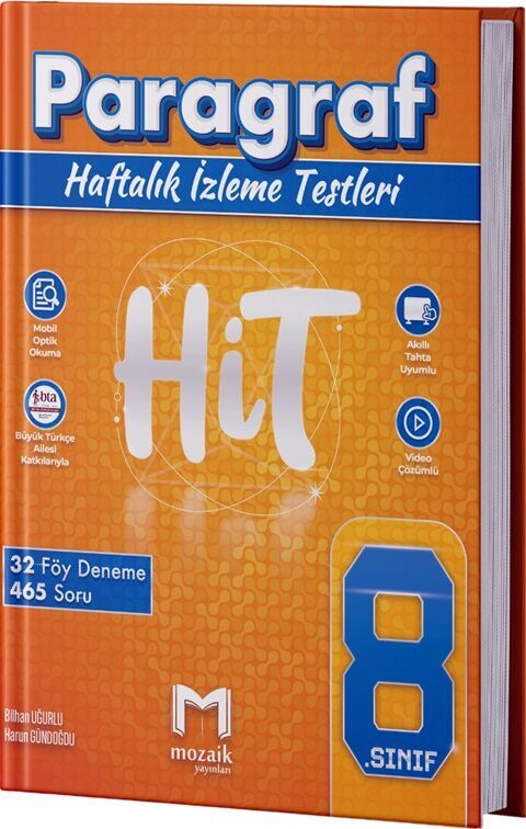 Mozaik Yayınları 8. Sınıf Paragraf HİT 32 Deneme Mozaik Yayınları 8. Sınıf Paragraf HİT 32 Deneme