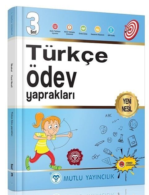 Mutlu Yayıncılık 3. Sınıf Türkçe Ödev Yaprakları Mutlu Yayıncılık 3. Sınıf Türkçe Ödev Yaprakları