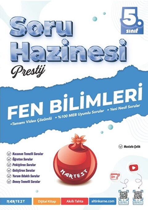 Nartest 5. Sınıf Fen Bilimleri Prestij Soru Hazinesi Nartest 5. Sınıf Fen Bilimleri Prestij Soru Hazinesi