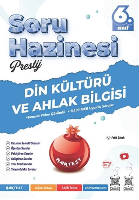 Nartest 6. Sınıf Din Kültürü Ve Ahlak Bilgisi Prestij Soru Hazinesi Nartest 6. Sınıf Din Kültürü Ve Ahlak Bilgisi Prestij Soru Hazinesi