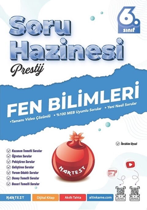 Nartest 6. Sınıf Fen Bilimleri Prestij Soru Hazinesi Nartest 6. Sınıf Fen Bilimleri Prestij Soru Hazinesi